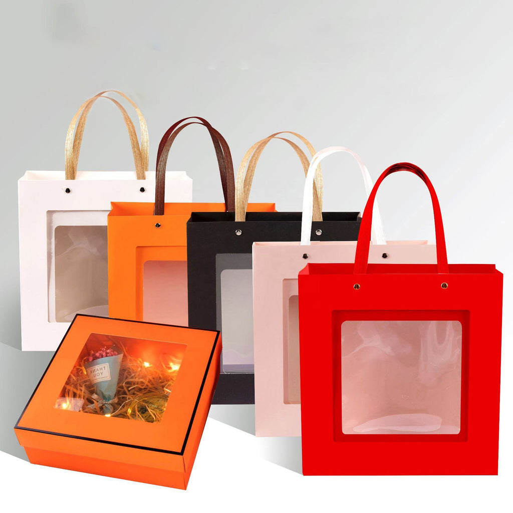Custom printed boxes with window wholesale
