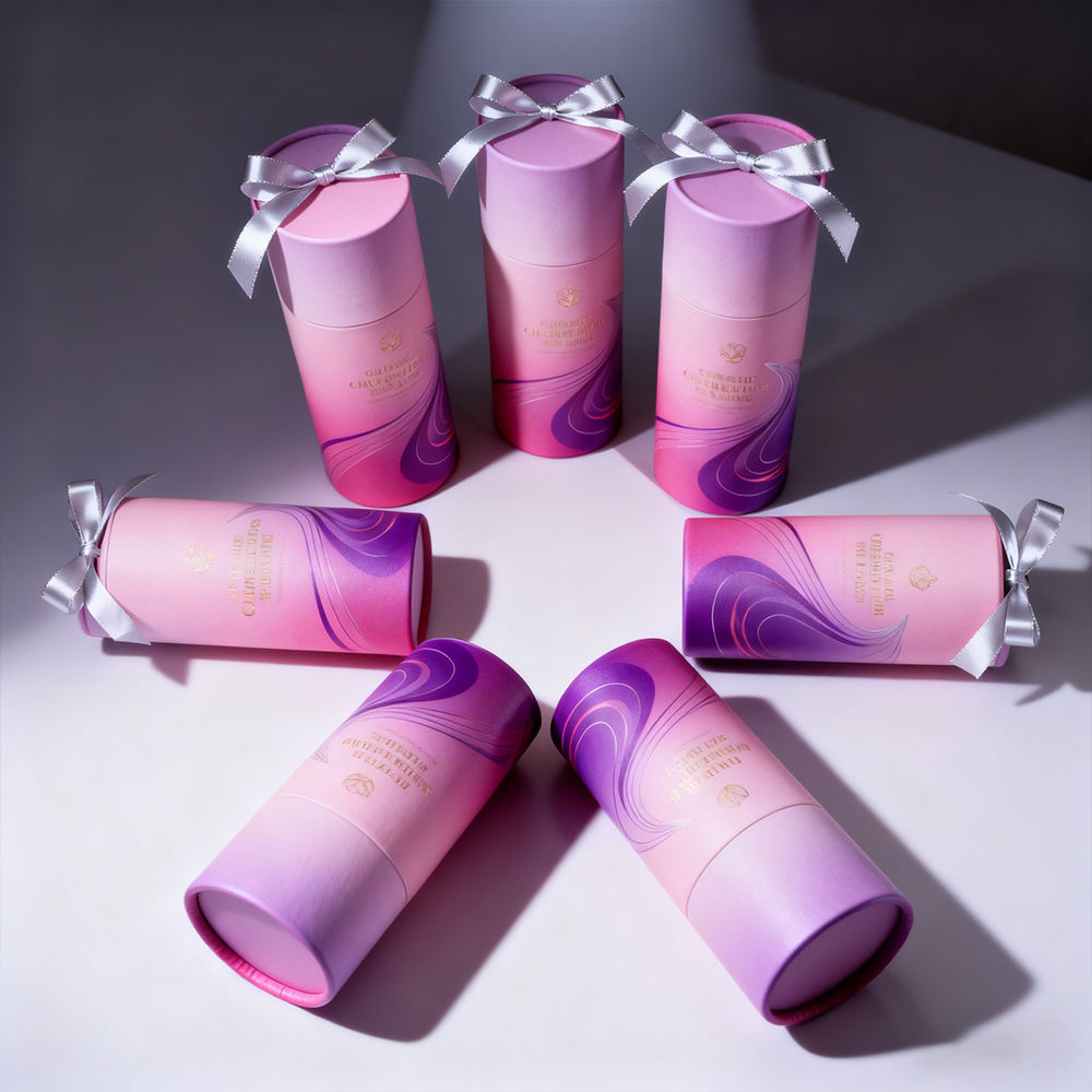 Cardboard Tube Packaging Boxes Secondary image