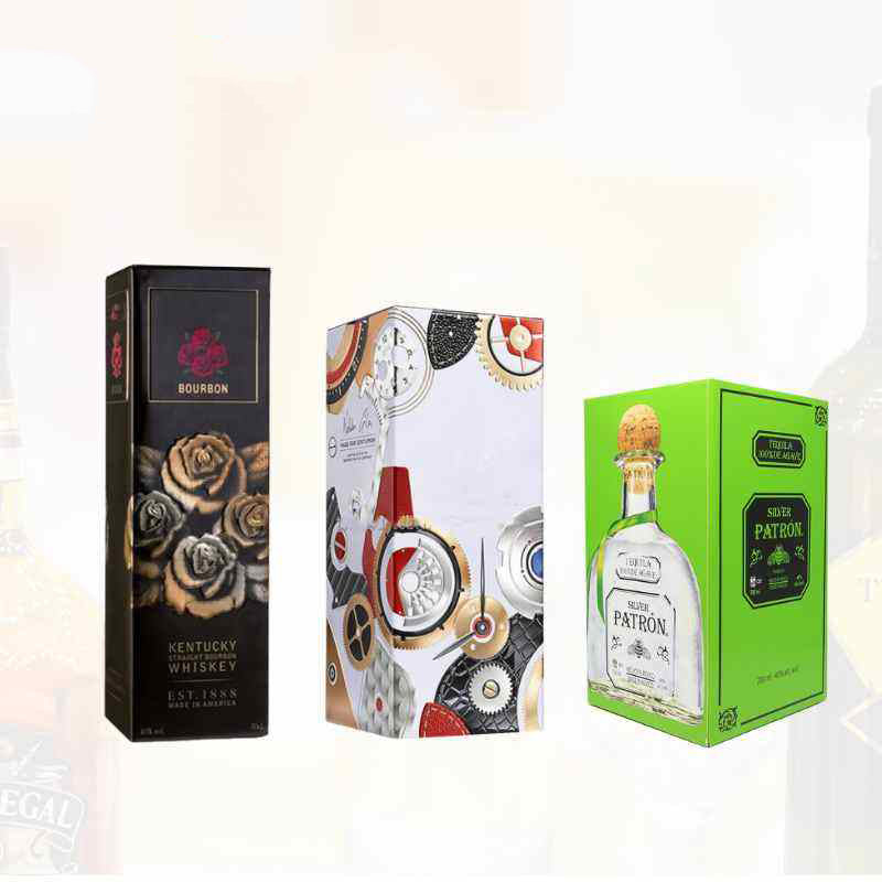 Collapsible Rum Packaging Boxes