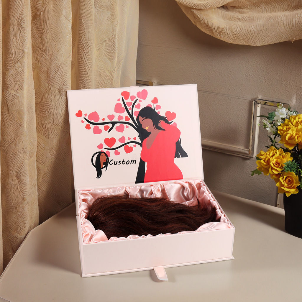 Cajas de extensiones de cabello personalizadas al por mayor