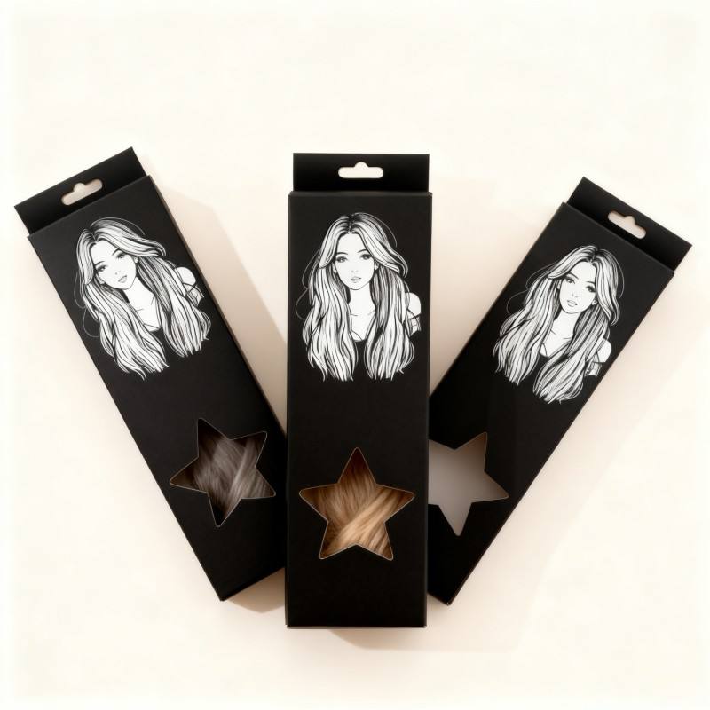 Custom Hair Extension Boxes