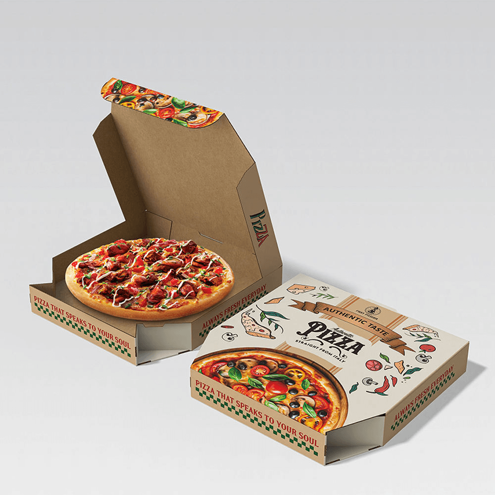 Custom Kraft Pizza Boxes