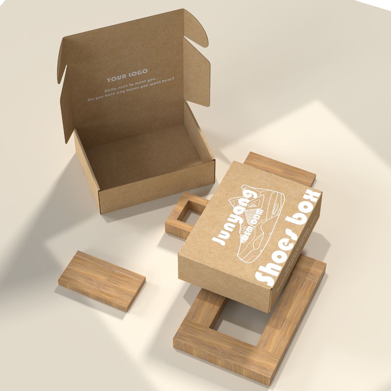 Cajas rígidas personalizadas para embalaje de calzado