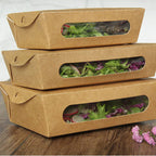 Custom Salad Packaging Boxes with Window