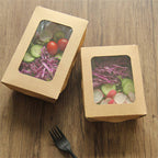 Custom Salad Packaging Boxes with Window