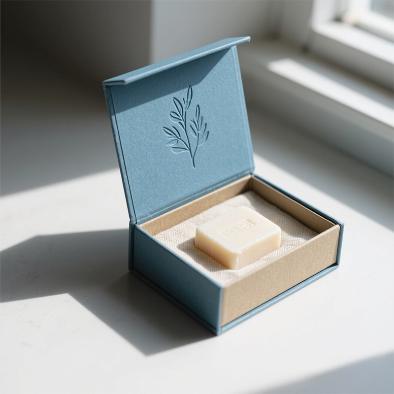 Boîtes d'emballage rigides personnalisées pour savon