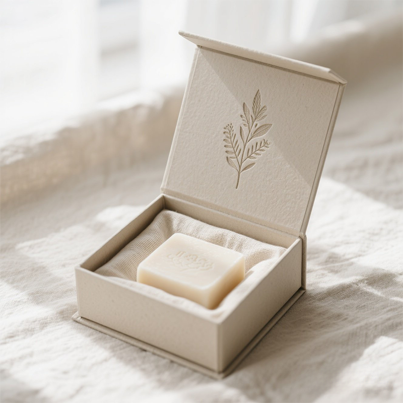 Boîtes d'emballage rigides personnalisées pour savon