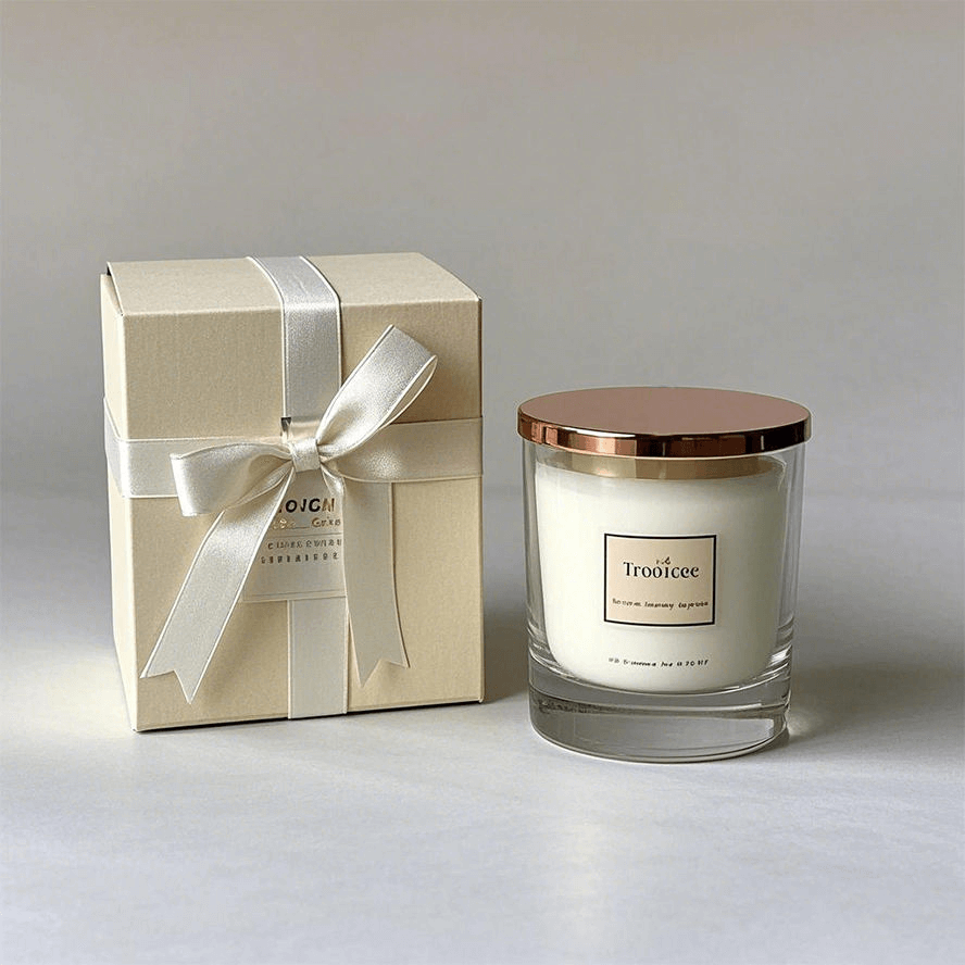 Gold Foil Candle Packaging Boxes