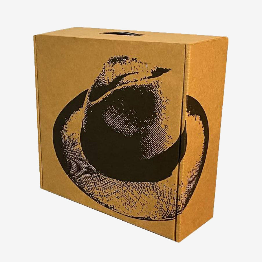Embalaje de cajas de sombreros personalizadas con logotipo