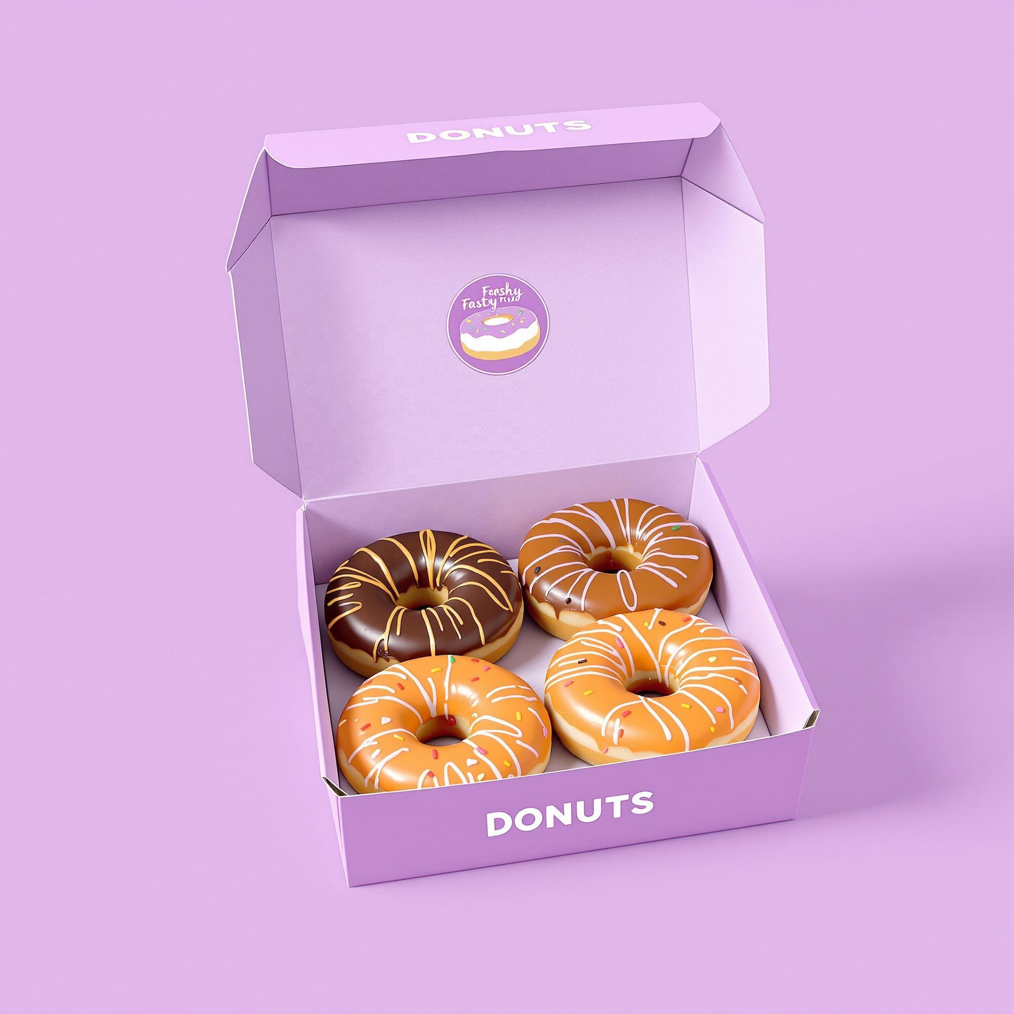 Recyclable Doughnut Boxes Wholesale