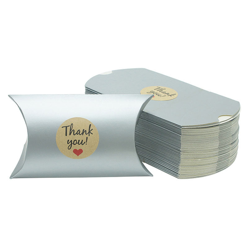 Cajas de almohada con logotipo personalizado