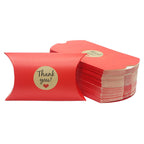 Cajas de almohada con logotipo personalizado