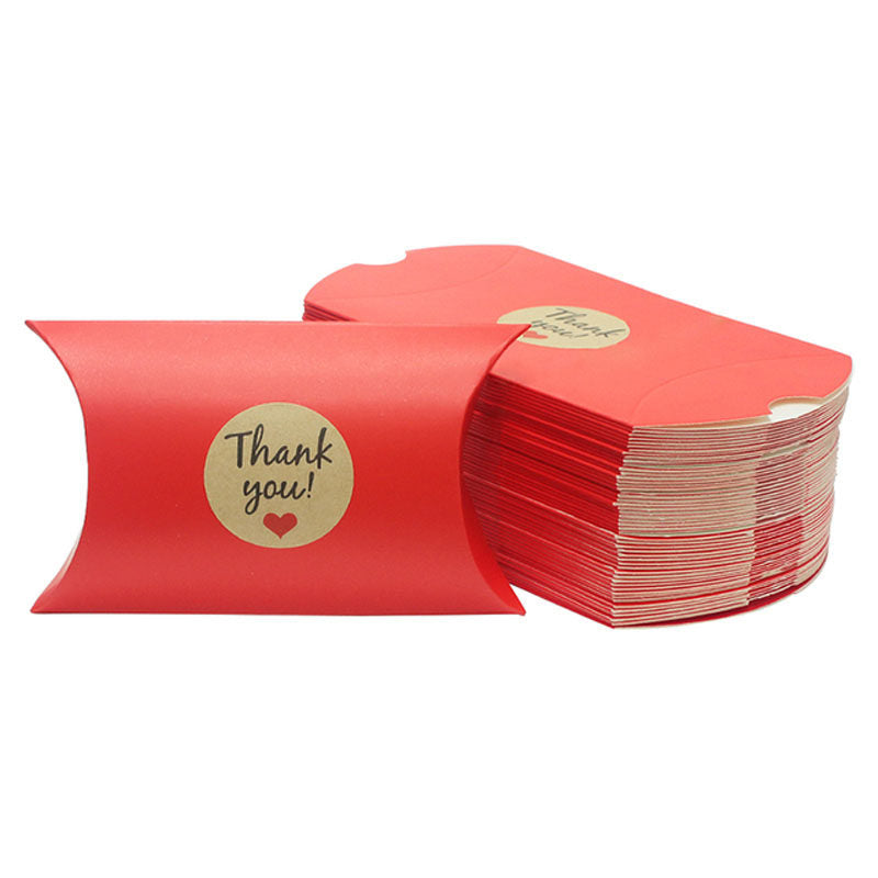 Cajas de almohada con logotipo personalizado