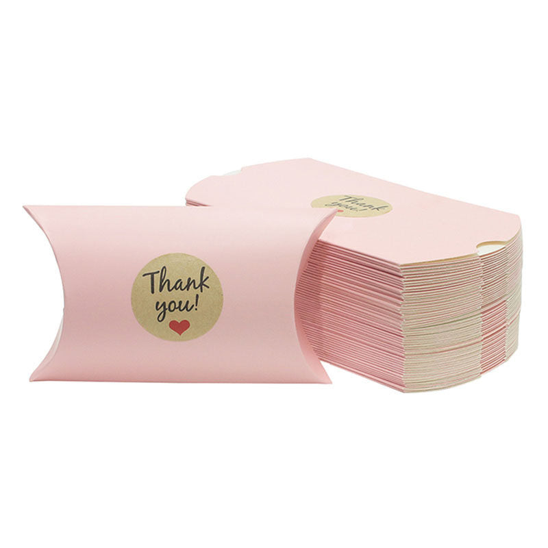 Cajas de almohada con logotipo personalizado
