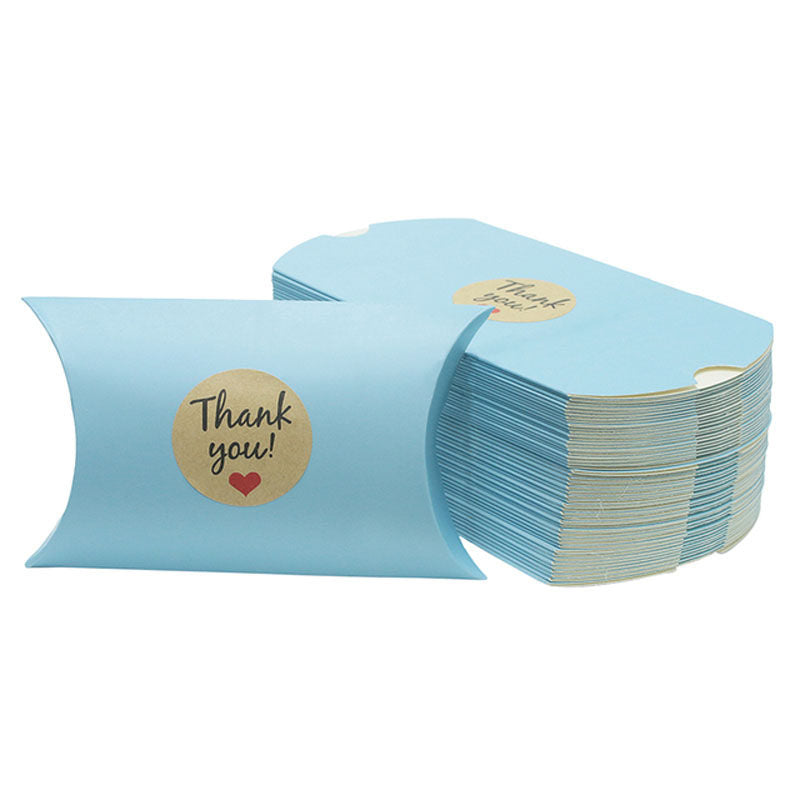 Cajas de almohada con logotipo personalizado