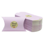 Cajas de almohada con logotipo personalizado