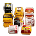 Cajas y bandejas para hamburguesas