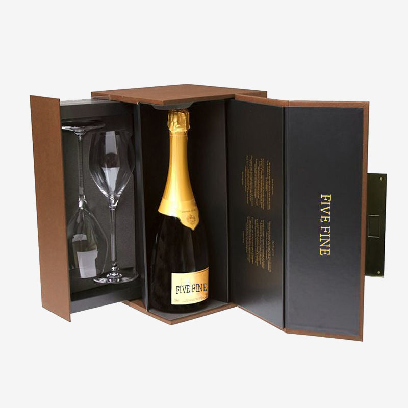 Coffret cadeau flûtes à champagne en gros