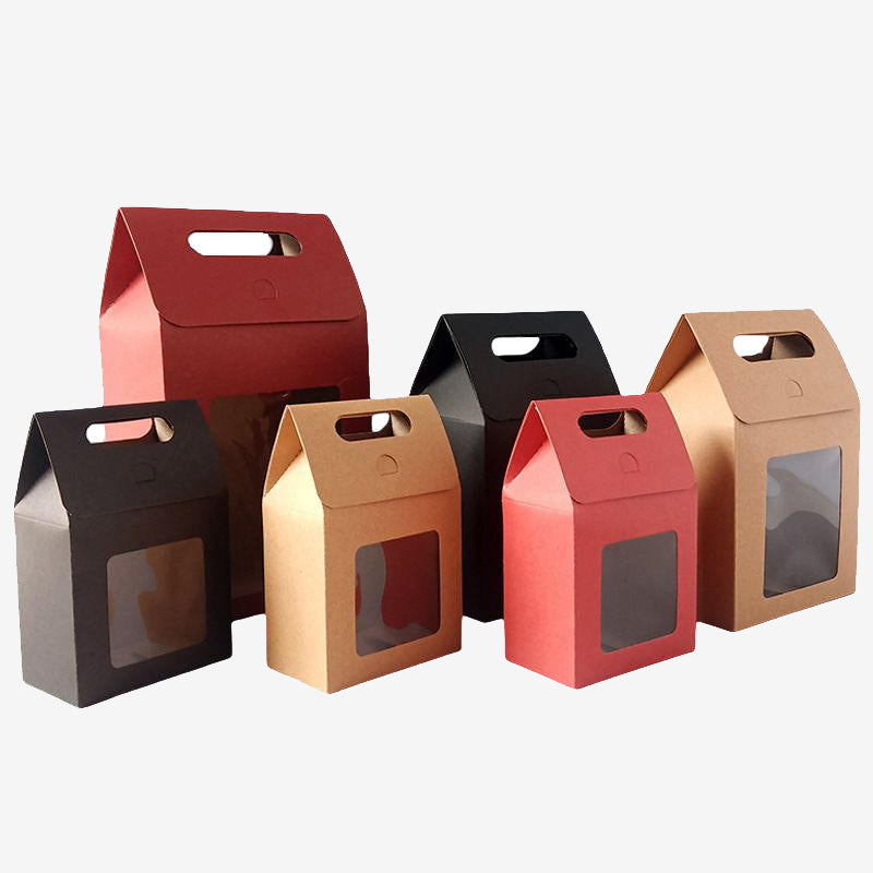 Boîtes Kraft avec fenêtre