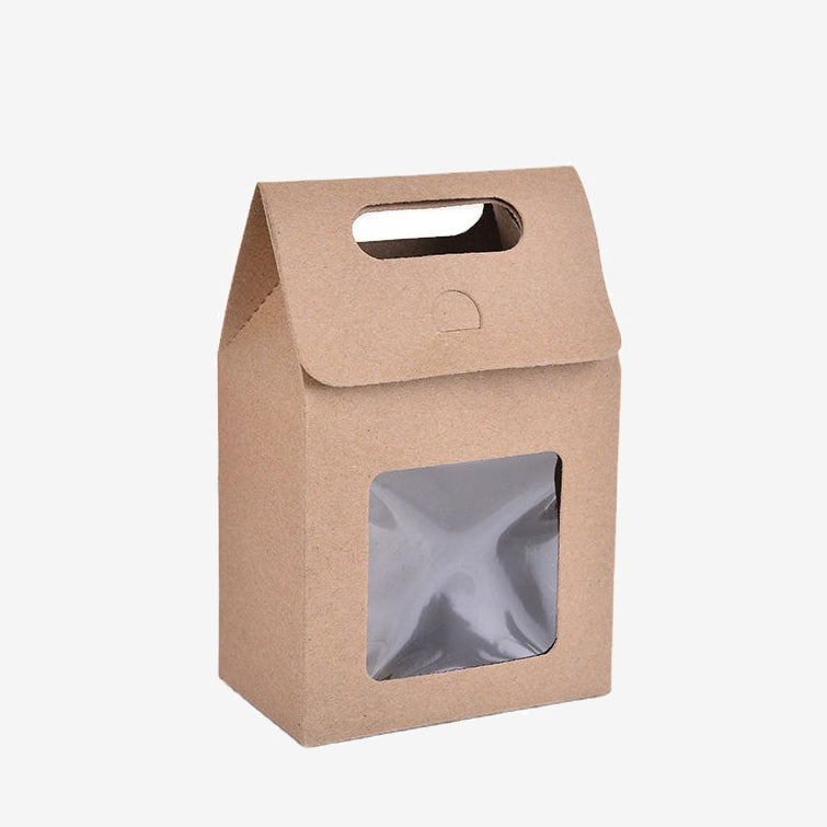 Boîtes Kraft avec fenêtre