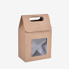 Boîtes Kraft avec fenêtre