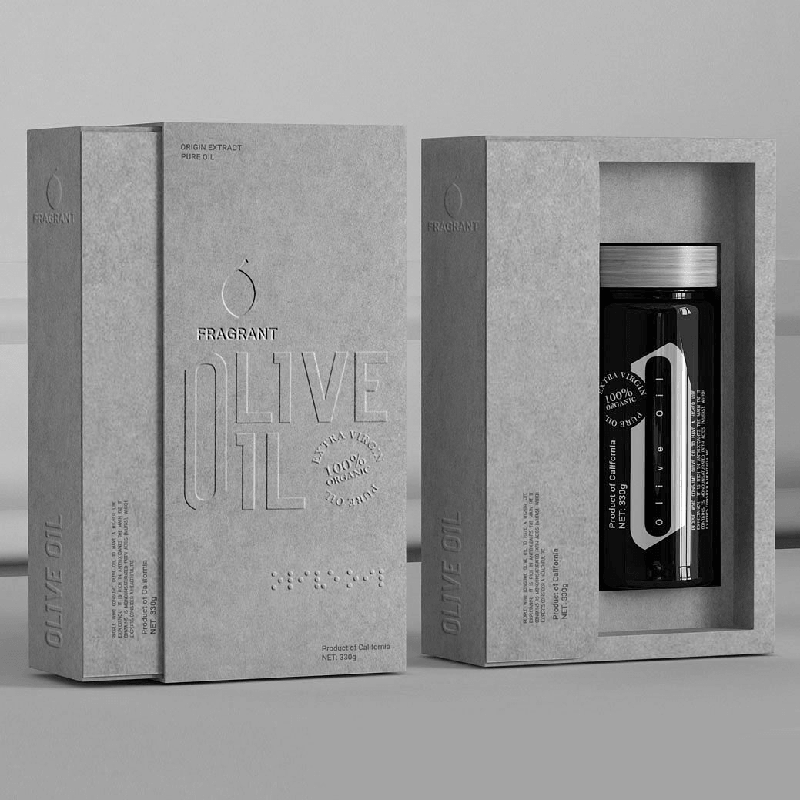 Kraft Paper Drawer Olive oil Box