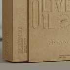 Kraft Paper Drawer Olive oil Box