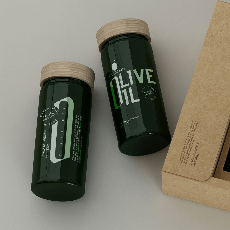Kraft Paper Drawer Olive oil Box