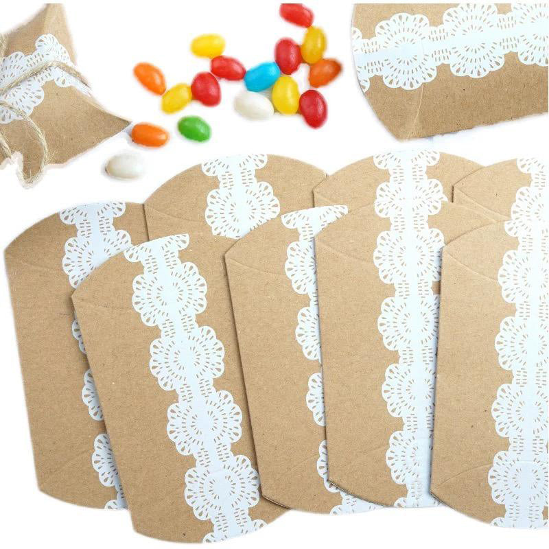 Custom Kraft Pillow Boxes Secondary image