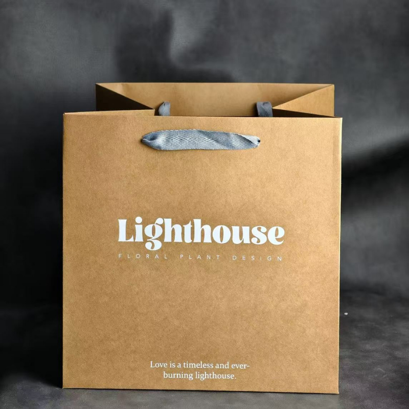 Wholesale brown kraft gift paper bag