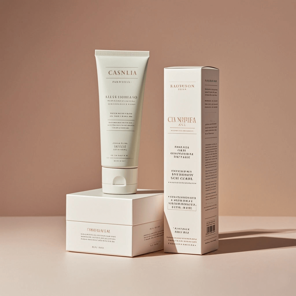 Lipstick box with logo