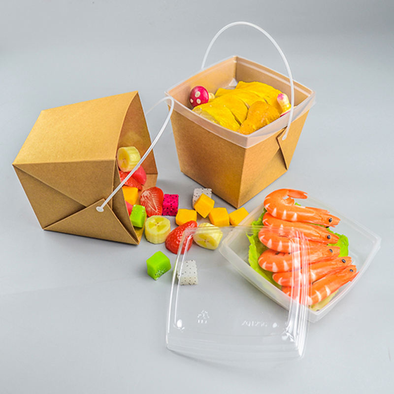 Boîtes à salade Kraft personnalisées
