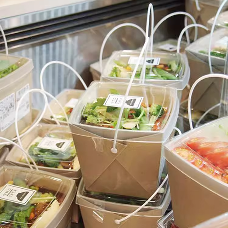 Boîtes à salade Kraft personnalisées