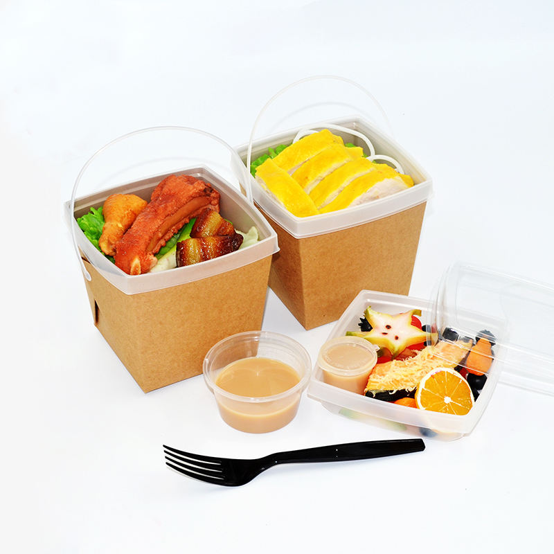 Boîtes à salade Kraft personnalisées