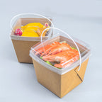 Boîtes à salade Kraft personnalisées