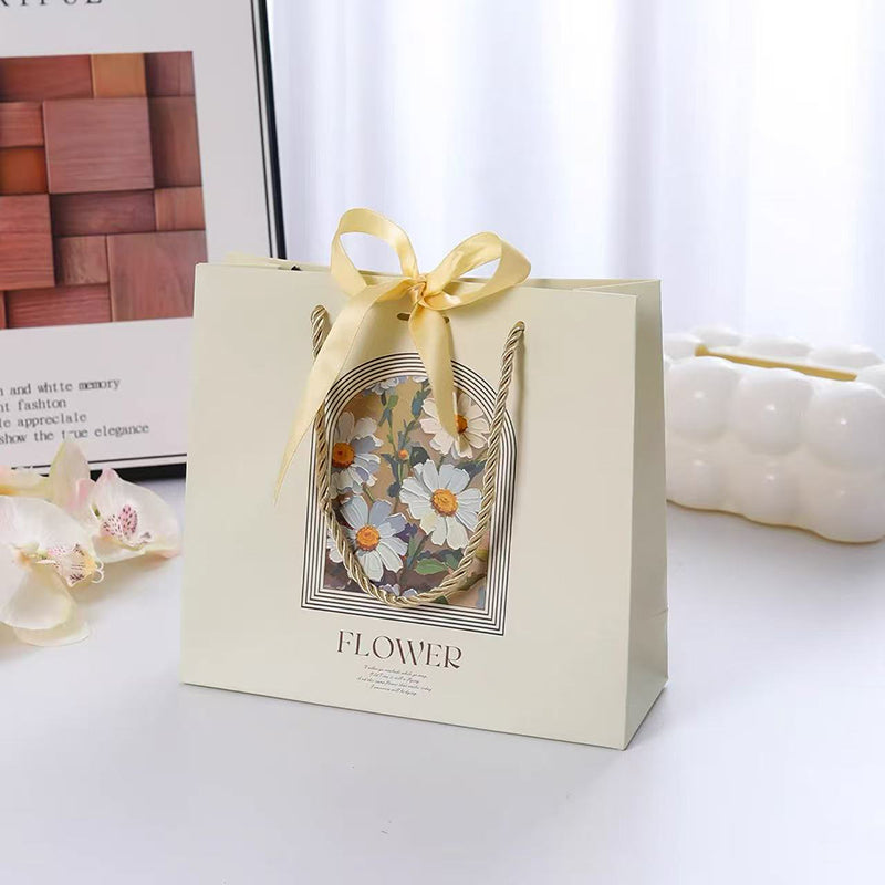 Custom paper bags with twisted handles