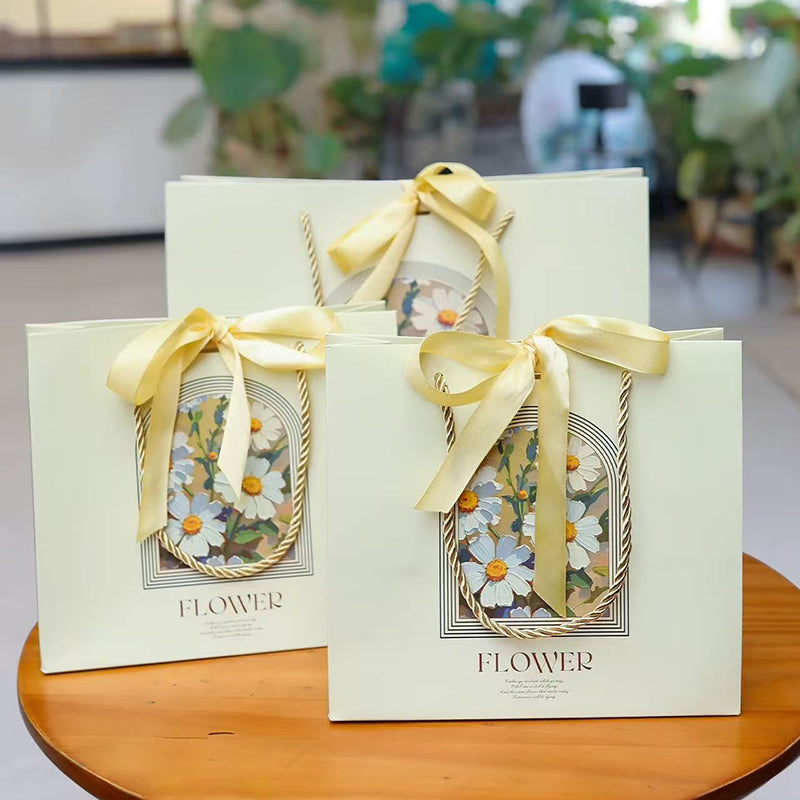 Custom paper bags with twisted handles