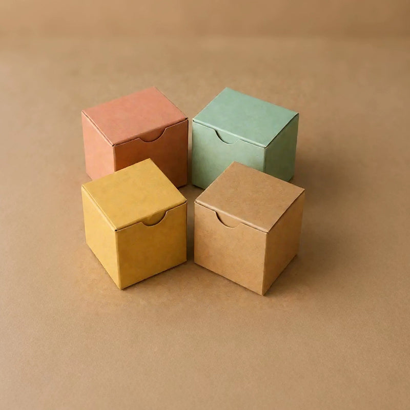 Custom cardboard candle tuck boxes Secondary image