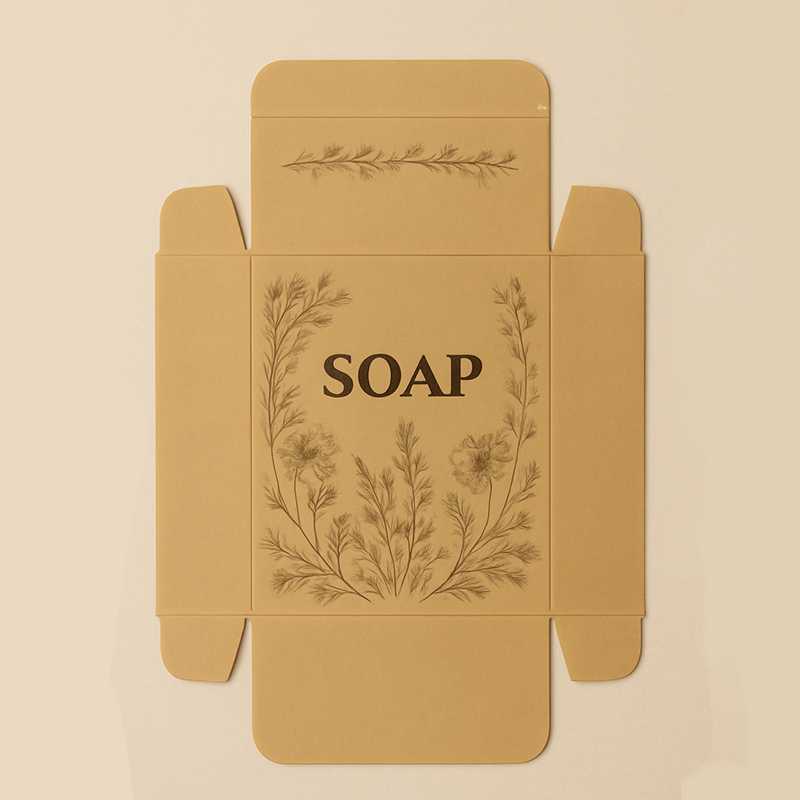 Custom Kraft Soap Packaging Boxes