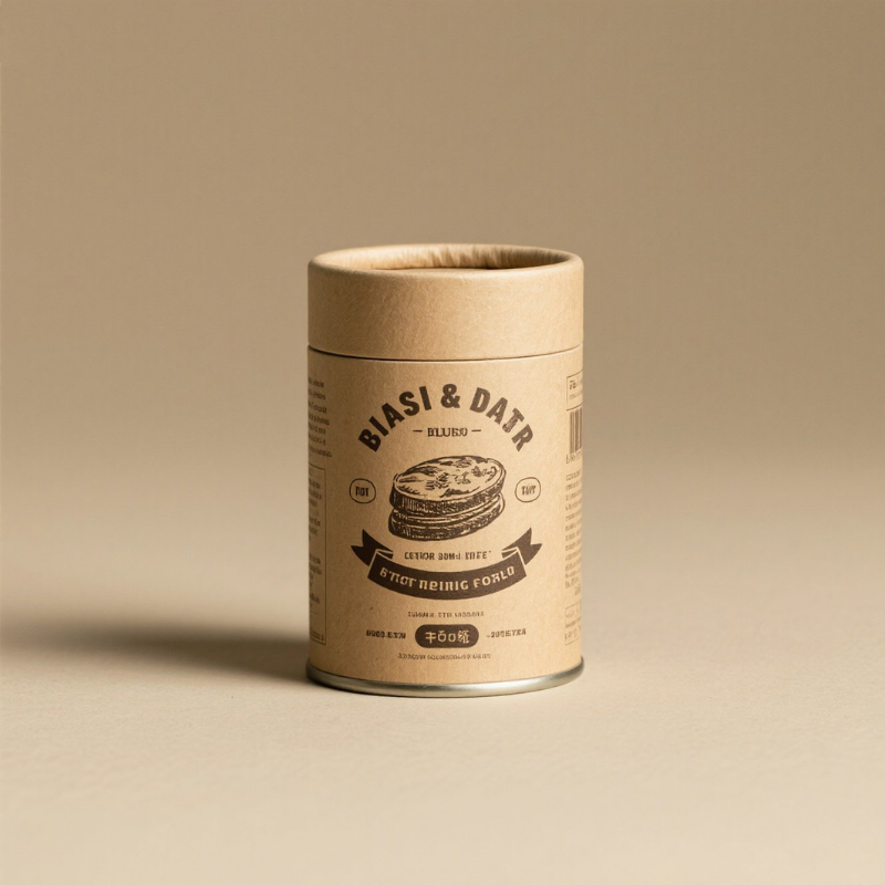 Custom printed kraft tube boxes