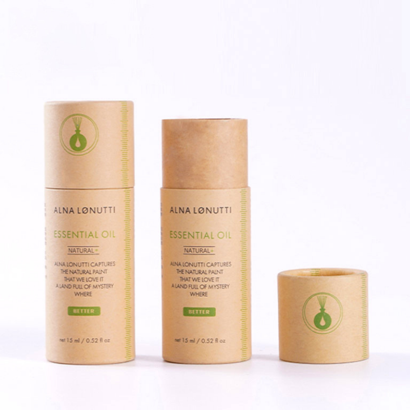 Custom kraft tube boxes with logo