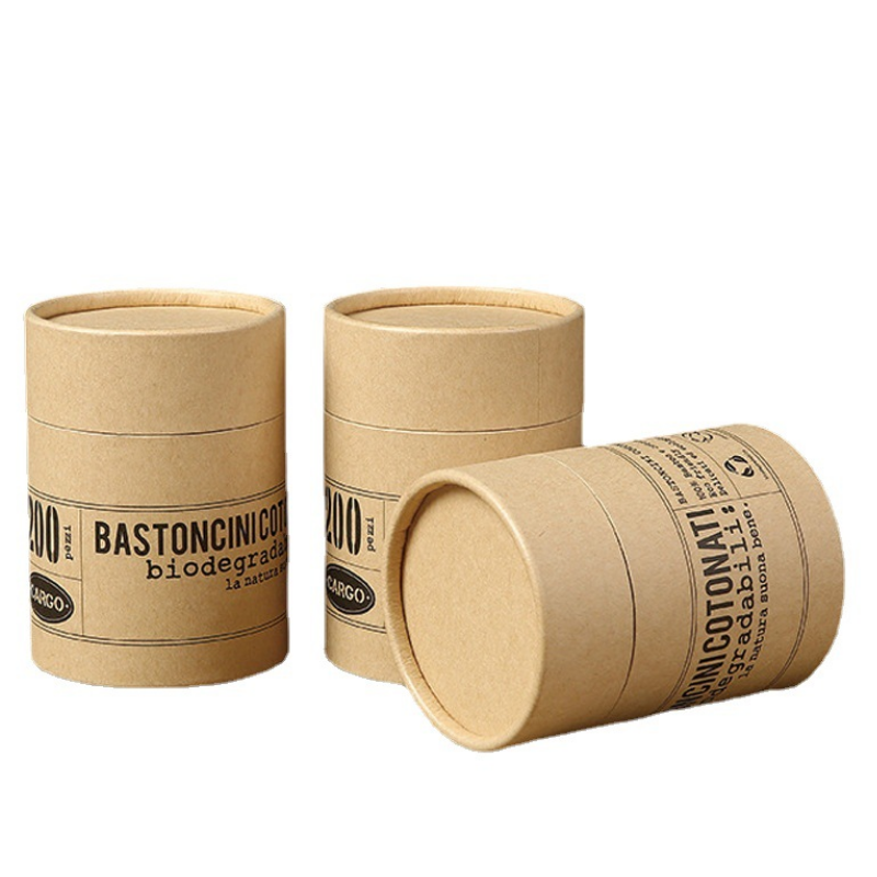 Custom kraft tube boxes with logo