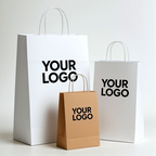 Custom paper bags with handles