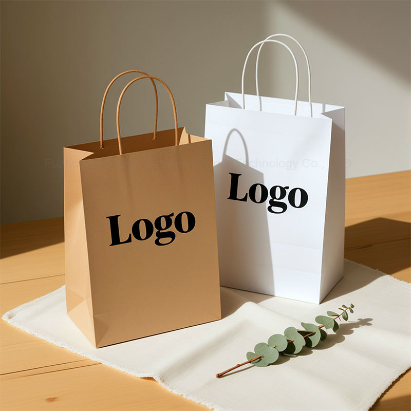 Custom paper bags with handles