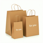 Custom paper bags with handles